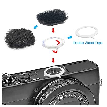 Amazon.com: YOUSHARES Camera Mic Windscreen, 8 PCS Fur Wind